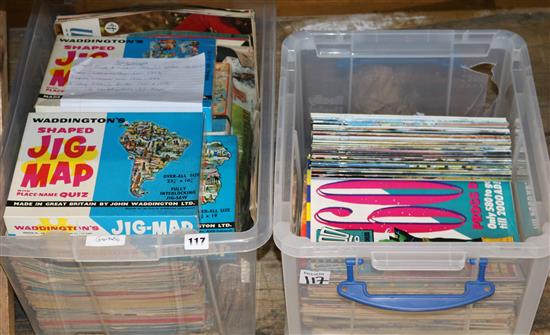 Quantity of 2000AD comics, Womens Own etc